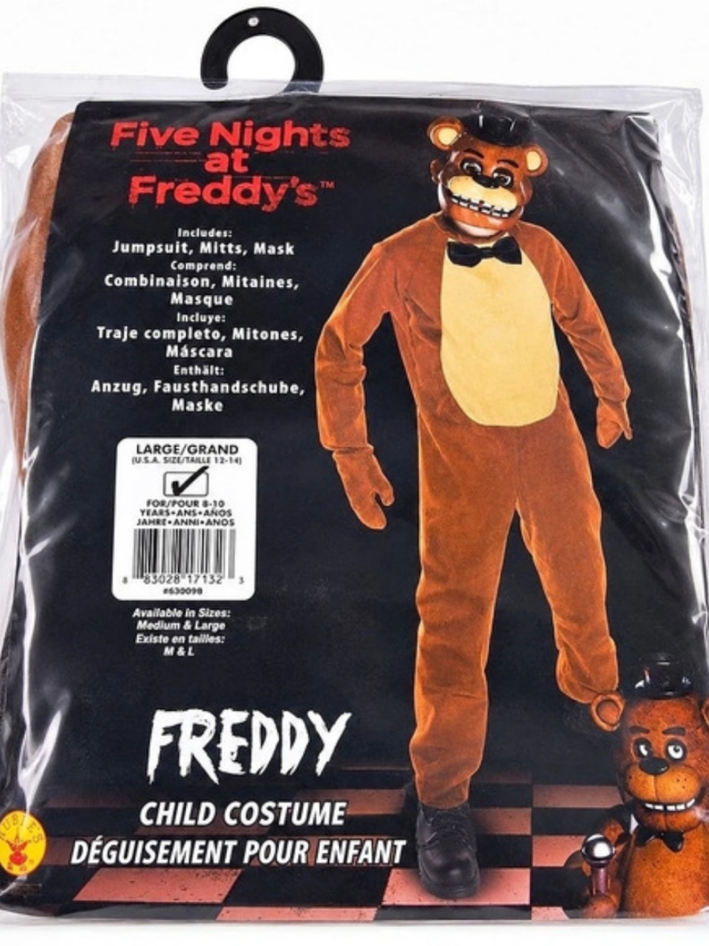 Rubies Five Nights at Freddy's Freddy Fazbear Child Costume Large